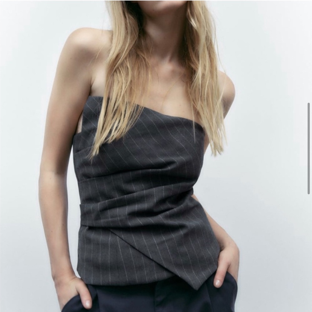 Strapless Top Zara